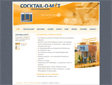 Tablet Screenshot of cocktail-o-mat.de